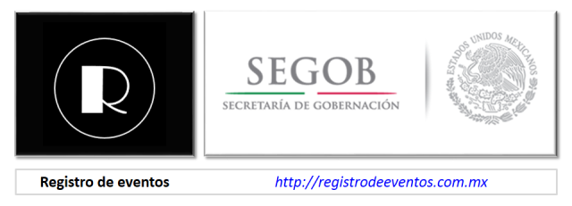 registro para eventos, SEGOB
